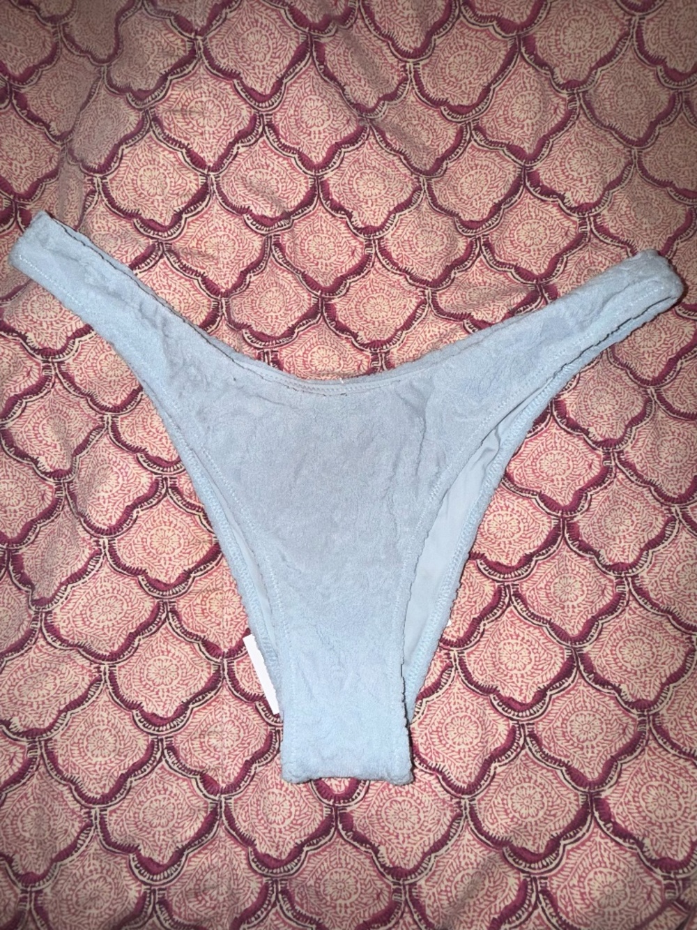 Rhythm. paisley terry hi cut bikini bottoms slate US Medium M